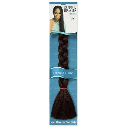 Impression Super Braid Bulk Plaits Braids Hair Extension 86" Long - All Colors